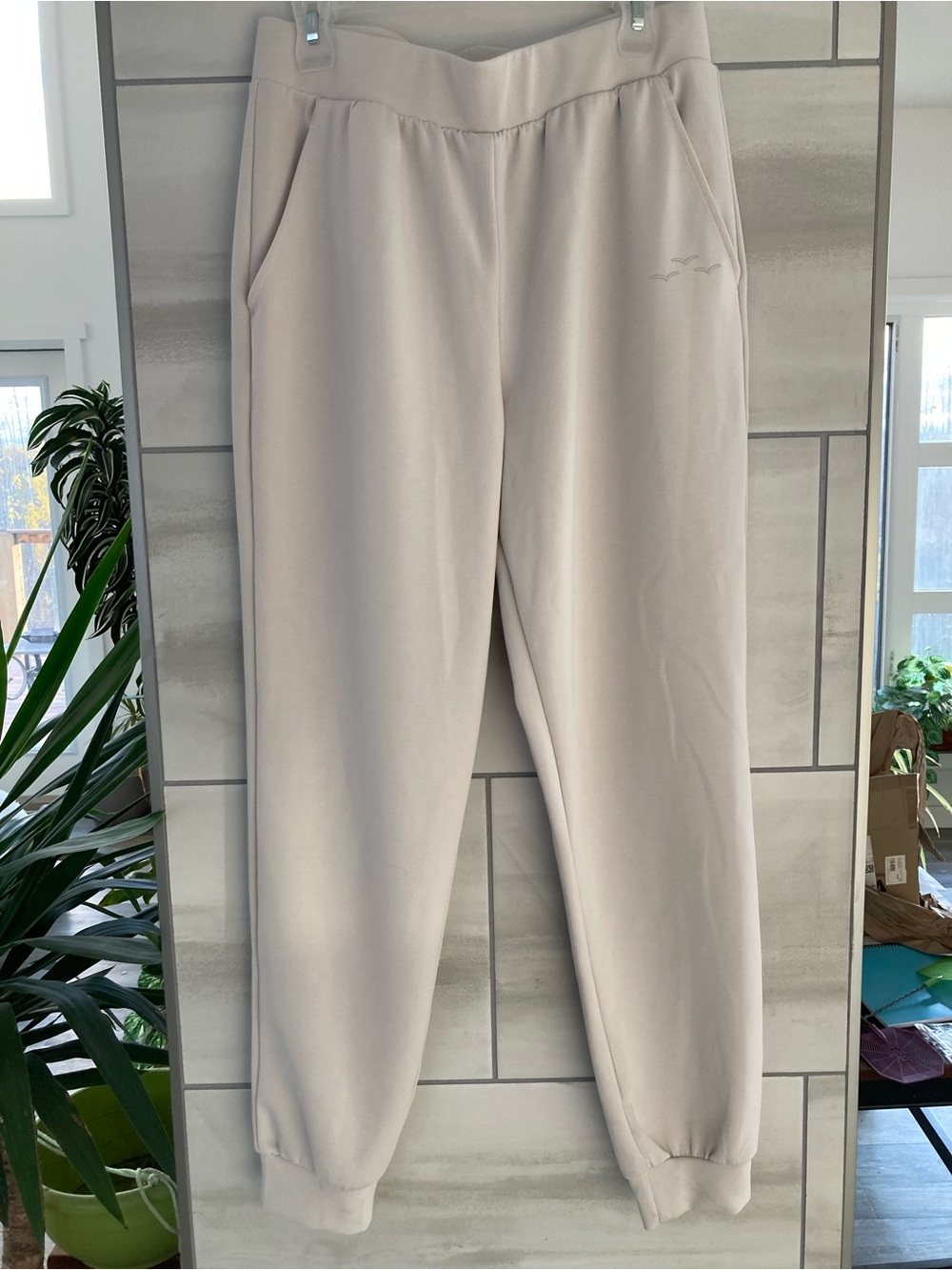 Women's Light Taupe Joggers - Comfortable Everyday Track Pants